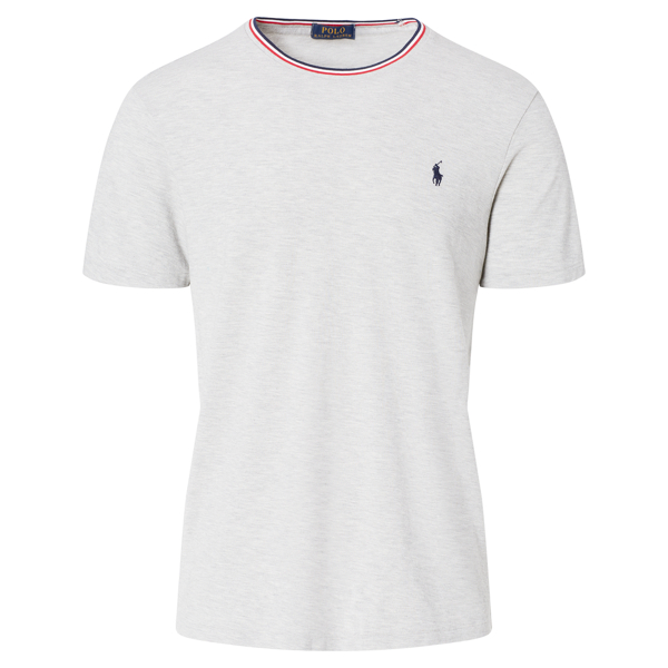 Spring Heather Custom-Fit Cotton Mesh T-Shirt Polo Ralph Lauren 1