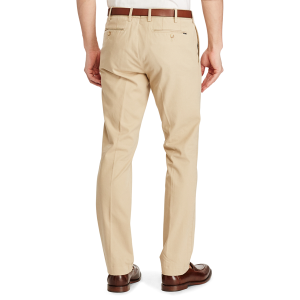 Coastal Beige Slim Fit Cotton Chino Polo Ralph Lauren 5