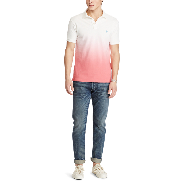 Winslow Red Custom Fit Mesh Polo Shirt Polo Ralph Lauren 2