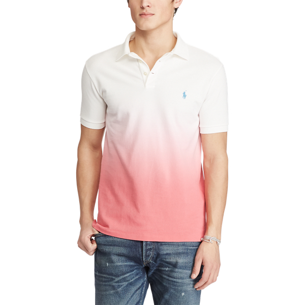 Winslow Red Custom Fit Mesh Polo Shirt Polo Ralph Lauren 3