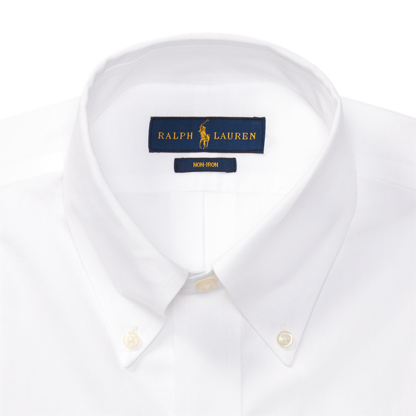 White Standard Fit No-Iron Shirt Polo Ralph Lauren 3