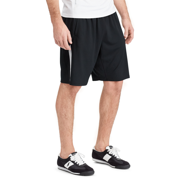 Polo Black Textured Jersey Short Polo Sport 3