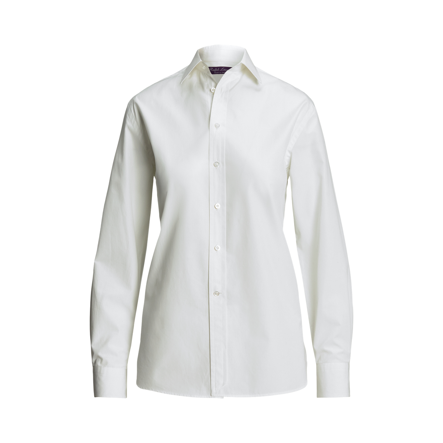 Женская рубашка Ralph Lauren Adrien Relaxed Fit Broadcloth, цвет: Белый — фото 5