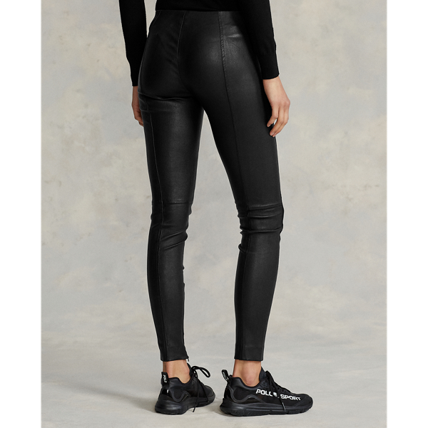 ボトムスその他 Ralph Lauren FW24 LEATHER PANT (290958068 001) Leather Skinny Pant