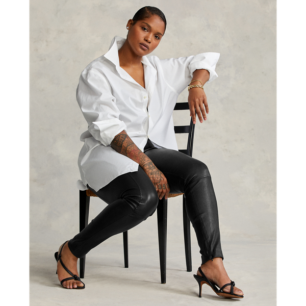 Leather Skinny Trouser for Women | Ralph Lauren® CL