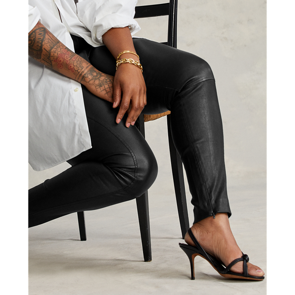 Leather Skinny Trouser for Women | Ralph Lauren® CL