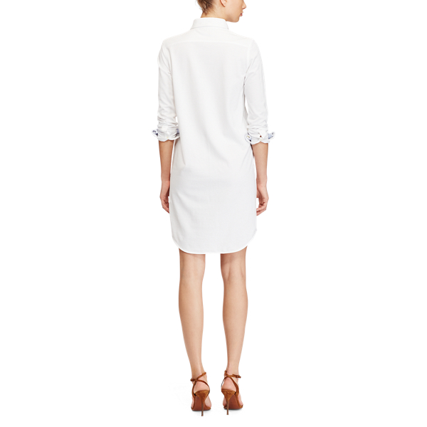 Oxford-Hemdkleid Polo Ralph Lauren in Wei&szlig; 3