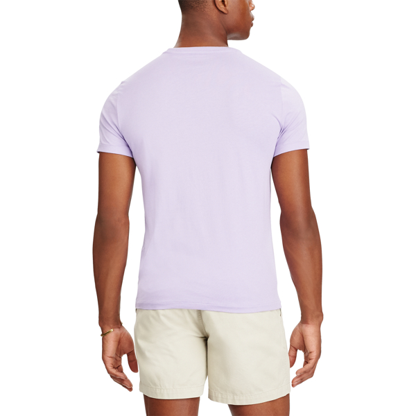 French Turquoise Custom Slim Fit Cotton T-Shirt Polo Ralph Lauren 4