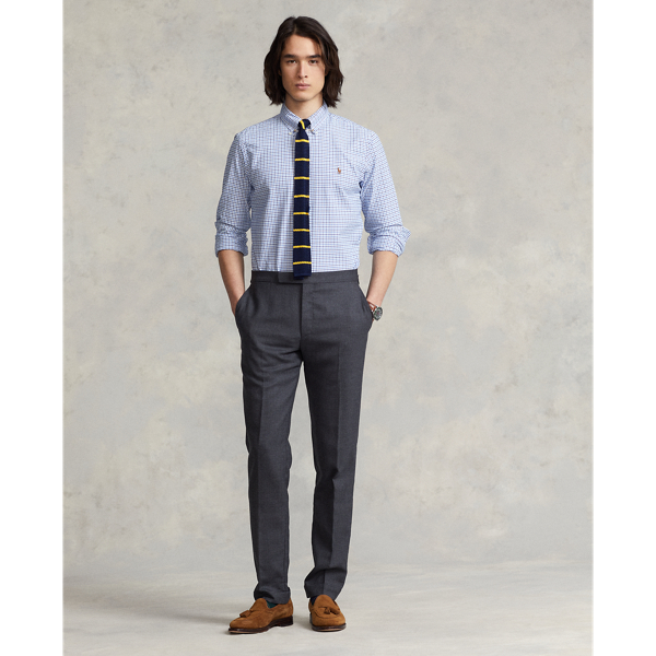 Men's Classic Fit Plaid Oxford Shirt | Ralph Lauren