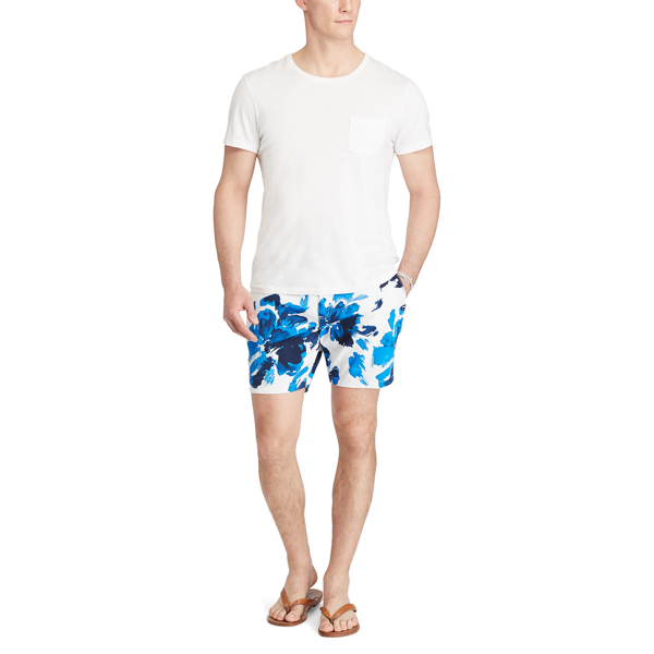 Blue Watercolor 7-Inch Monaco Swim Trunk Polo Ralph Lauren 2