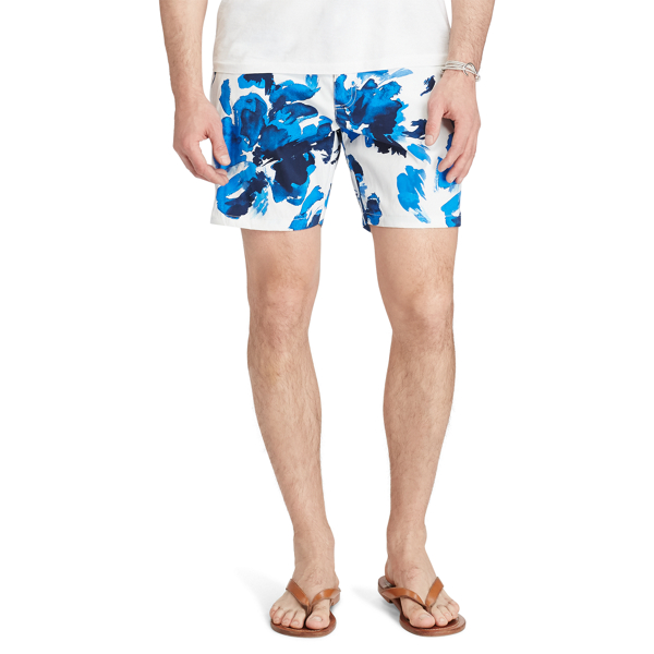 Blue Watercolor 7-Inch Monaco Swim Trunk Polo Ralph Lauren 3