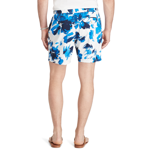 Blue Watercolor 7-Inch Monaco Swim Trunk Polo Ralph Lauren 4