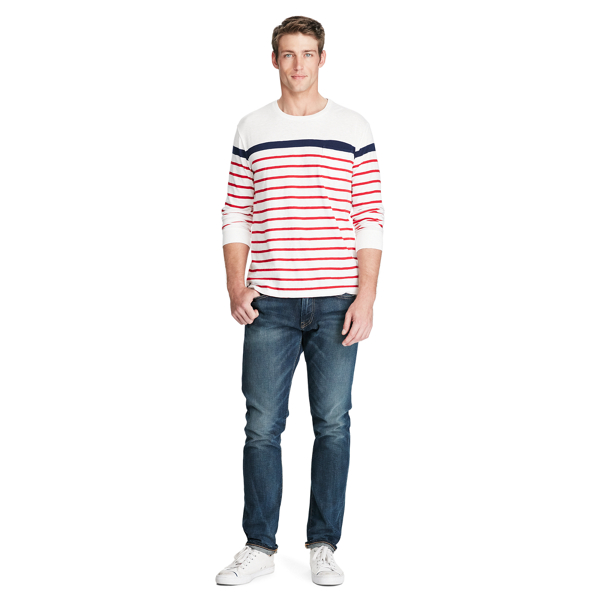 White Multi Standard Fit Cotton T-Shirt Polo Ralph Lauren 2