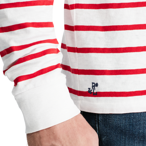 White Multi Standard Fit Cotton T-Shirt Polo Ralph Lauren 6
