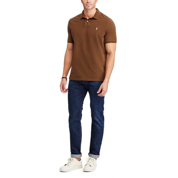 Warren Brown Classic Fit Mesh Polo Shirt Polo Ralph Lauren 3