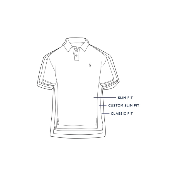 Fresco Blue/White Classic Fit Jersey Polo Shirt Polo Ralph Lauren 7