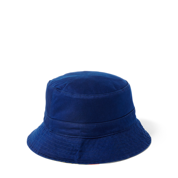 Navy Tropical Floral Reversible Twill Bucket Hat Polo Ralph Lauren 2
