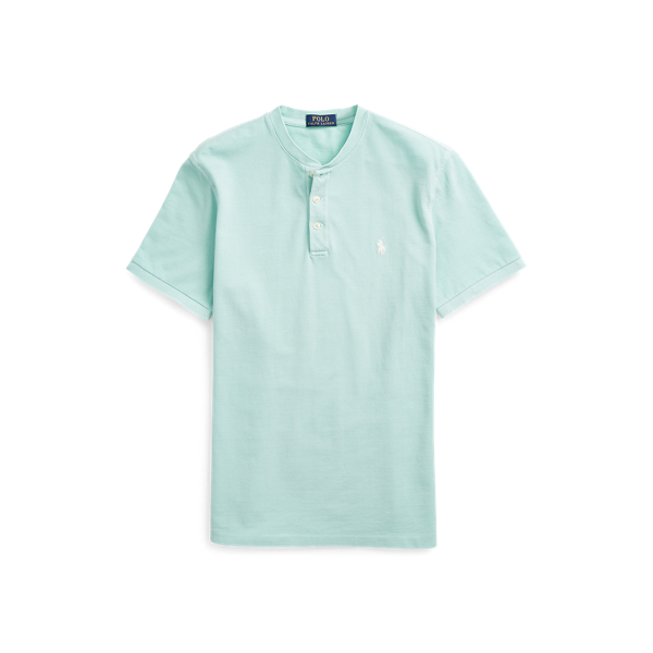 Custom Fit Cotton Mesh Henley Ralph Lauren UK