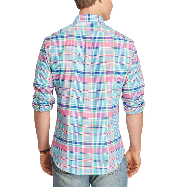 Maui Pink/Blue Multi Classic Fit Stretch Shirt Big & Tall 4