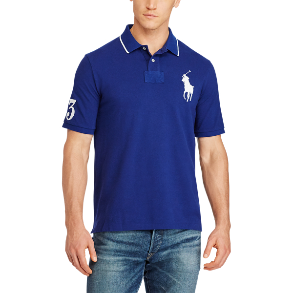 Fall Royal Classic Fit Mesh Polo Shirt Big & Tall 3