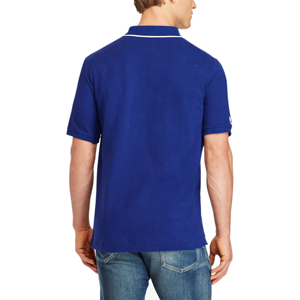 Fall Royal Classic Fit Mesh Polo Shirt Big & Tall 4