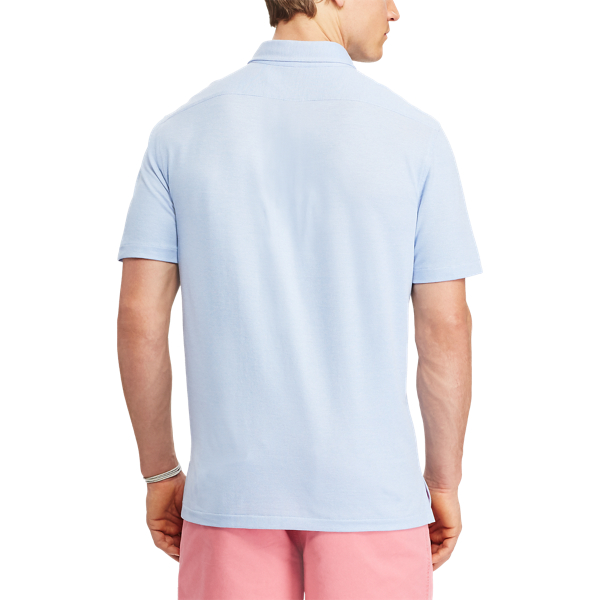 Harbor Island Blue/White Hampton Classic Fit Shirt Big & Tall 4