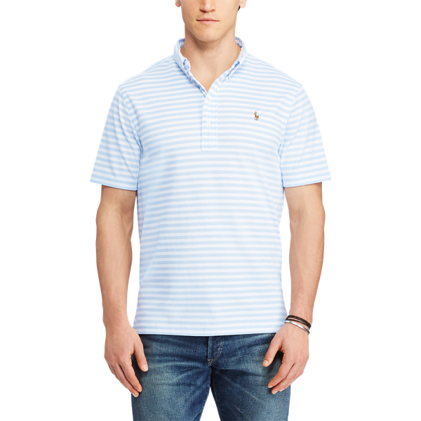 Gentry Blue/White Hampton Classic Fit Shirt Big & Tall 3