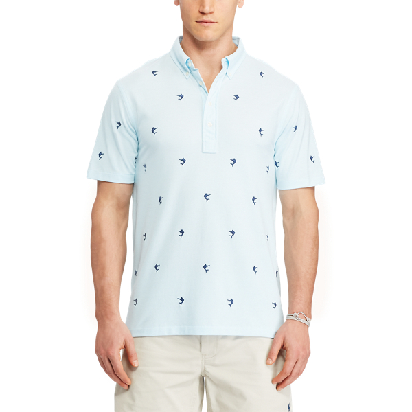 Acadia Blue/White Hampton Classic Fit Shirt Big & Tall 3