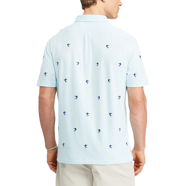 Acadia Blue/White Hampton Classic Fit Shirt Big & Tall 4