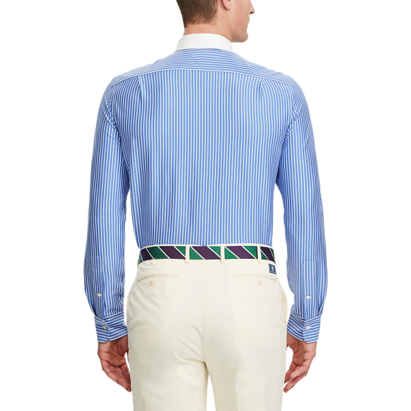 Regal Blue/White Wimbledon Umpire Cotton Shirt Polo Ralph Lauren 4