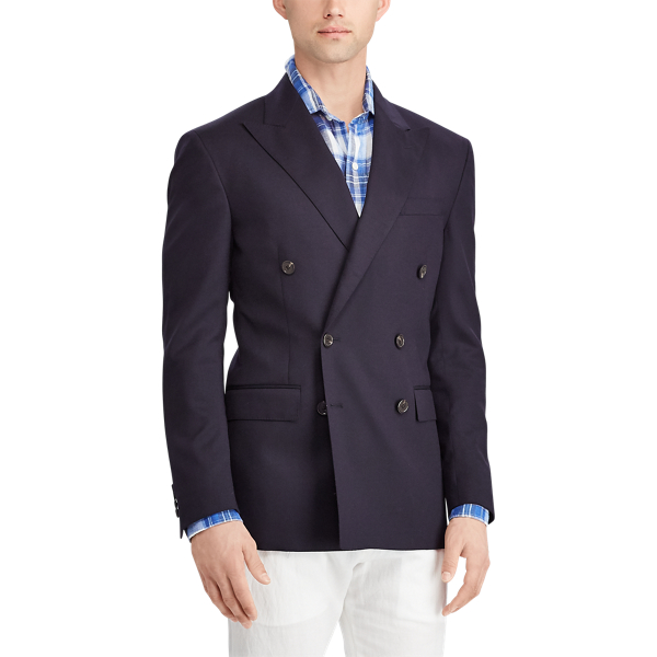 Navy Polo Stretch Wool Blazer Polo Ralph Lauren 4