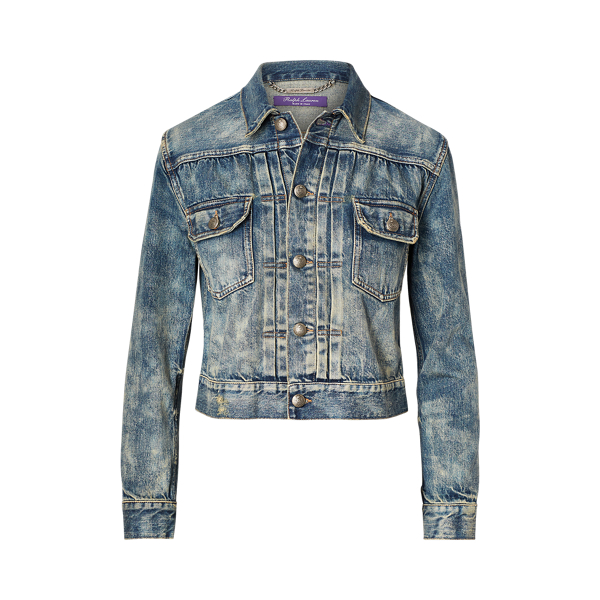 Perry Cropped Trucker Jacket Ralph Lauren Collection 1