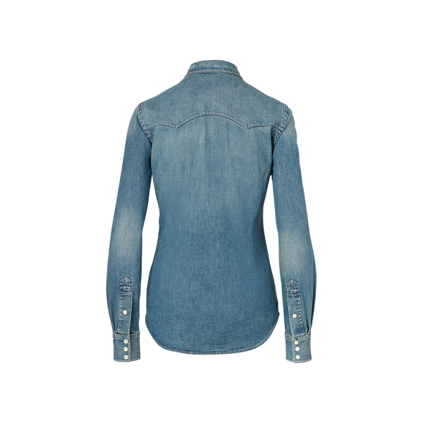 Indigo Denim Western Shirt Ralph Lauren Collection 2