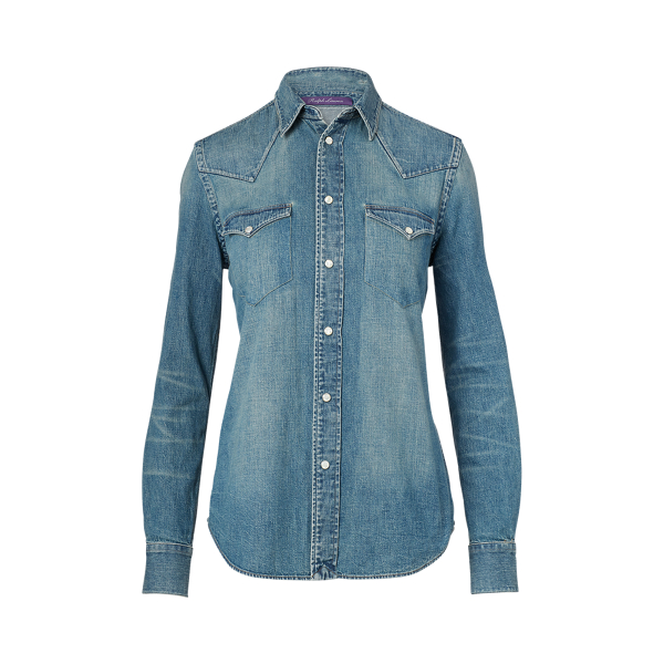 Denim Western Shirt Ralph Lauren Collection 1