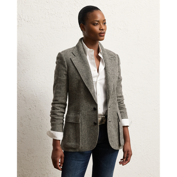 Polo ralph lauren tweed blazer on sale