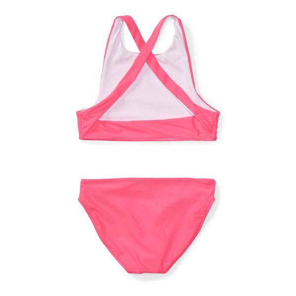 Wild Rose Crisscross Two-Piece Swimsuit Girls 7-16 2