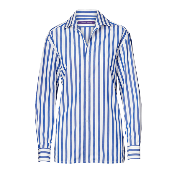 Women s Striped Cotton Shirt Ralph Lauren