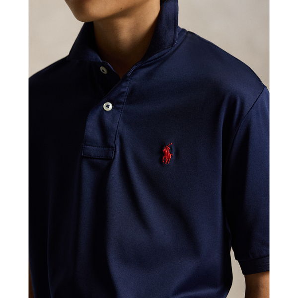 Refined Navy Performance Jersey Polo Shirt Boys 8-20 4