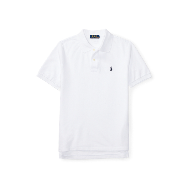 Boys Cotton Mesh Uniform Polo Shirt Ralph Lauren