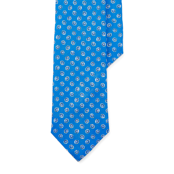 Royal Neat Linen Narrow Tie Polo Ralph Lauren 1