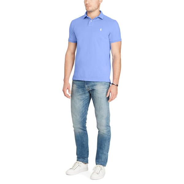 Harbour Island Blue Custom Fit Weathered Mesh Polo Polo Ralph Lauren 2