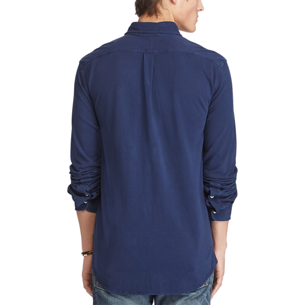Newport Navy Classic Fit Cotton Mesh Shirt Polo Ralph Lauren 4