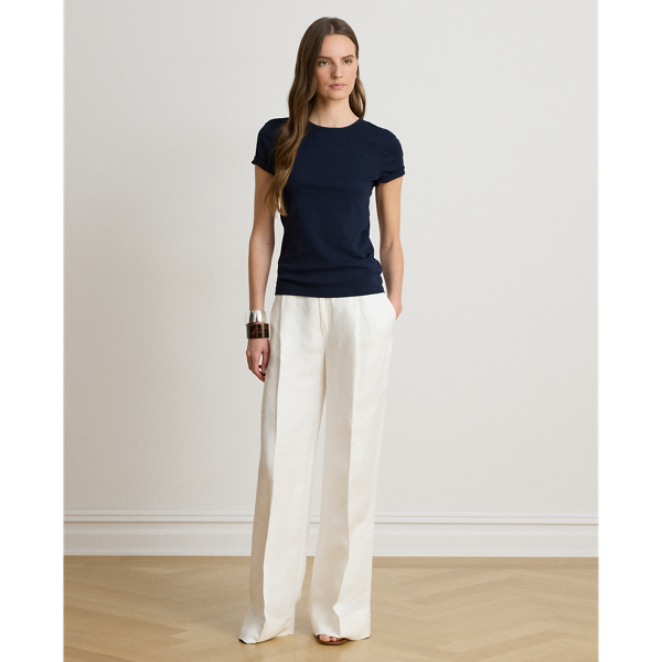 T-Shirt aus Baumwollmischgewebe Lauren in Lauren-Navy 7