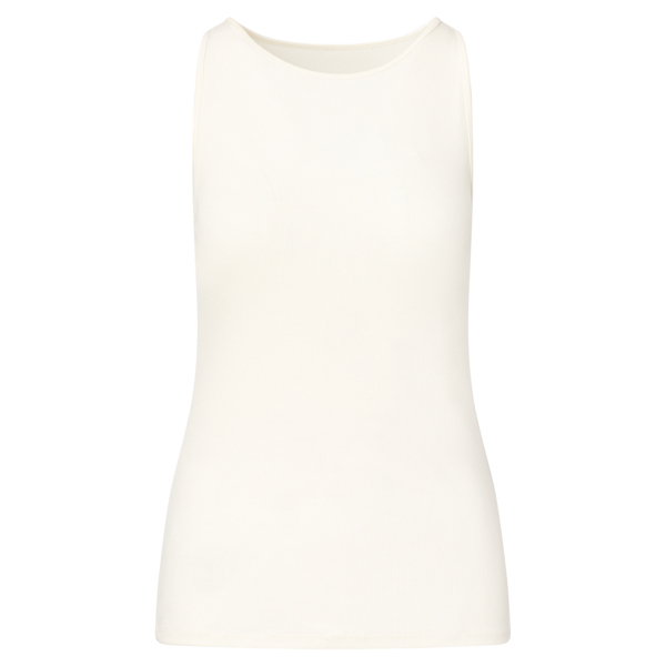 Herbal Milk Slim Stretch Cotton Tank Lauren 1