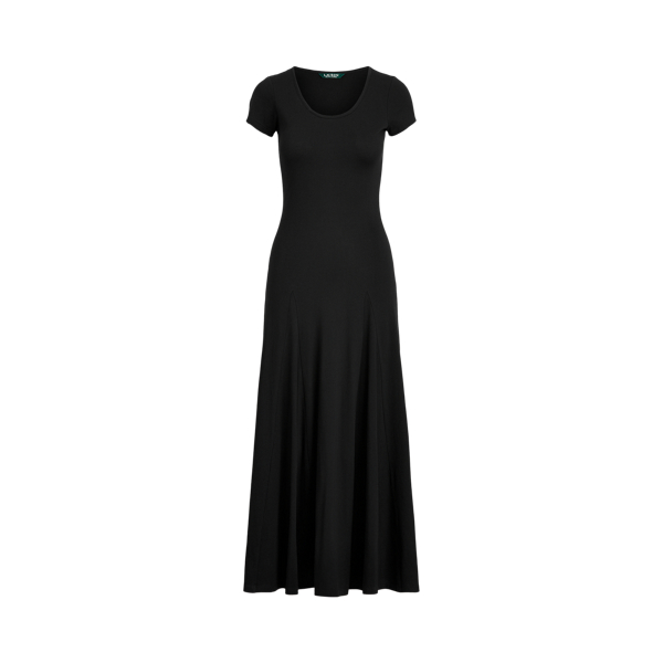 Vestido maxi tipo camiseta de punto