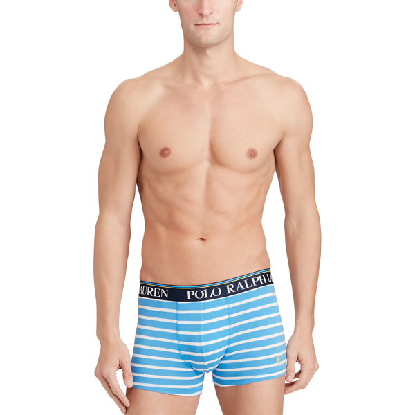 Jewel Blue/Nevis Stripe Stretch Jersey Boxer Brief Polo Ralph Lauren 1