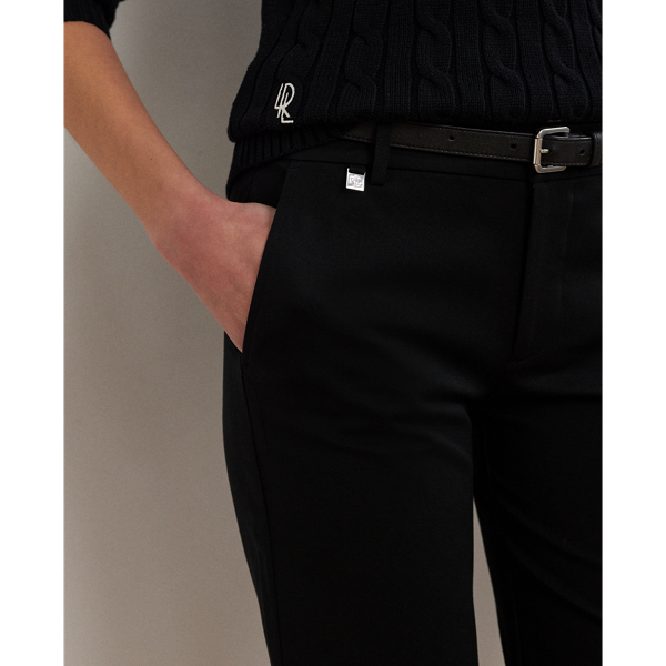 Black Bi-Stretch Twill Short Lauren Petite 6