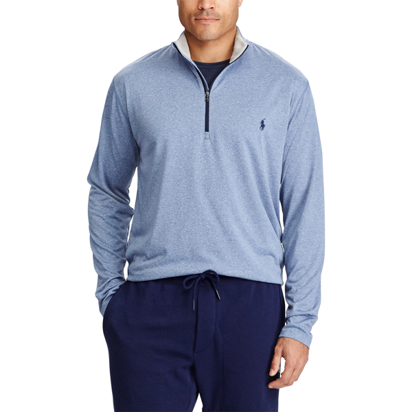 Seahorse Heather Big & Tall Jersey Pullover Polo Sport 3