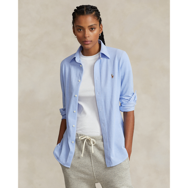 Ralph lauren cropped oxford shirt online