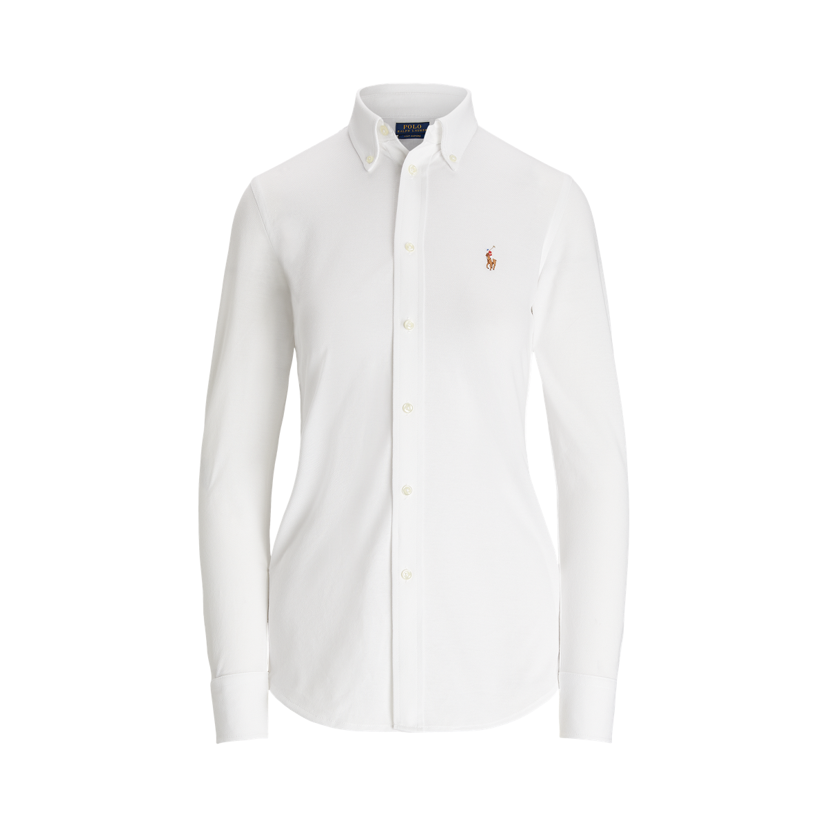 Women's Knit Cotton Oxford Shirt | Ralph Lauren